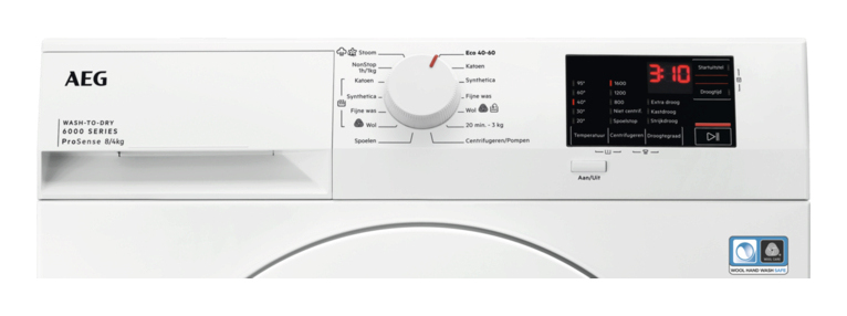 AEG LWF62842 washer dryer Freestanding Front-load White – image 2