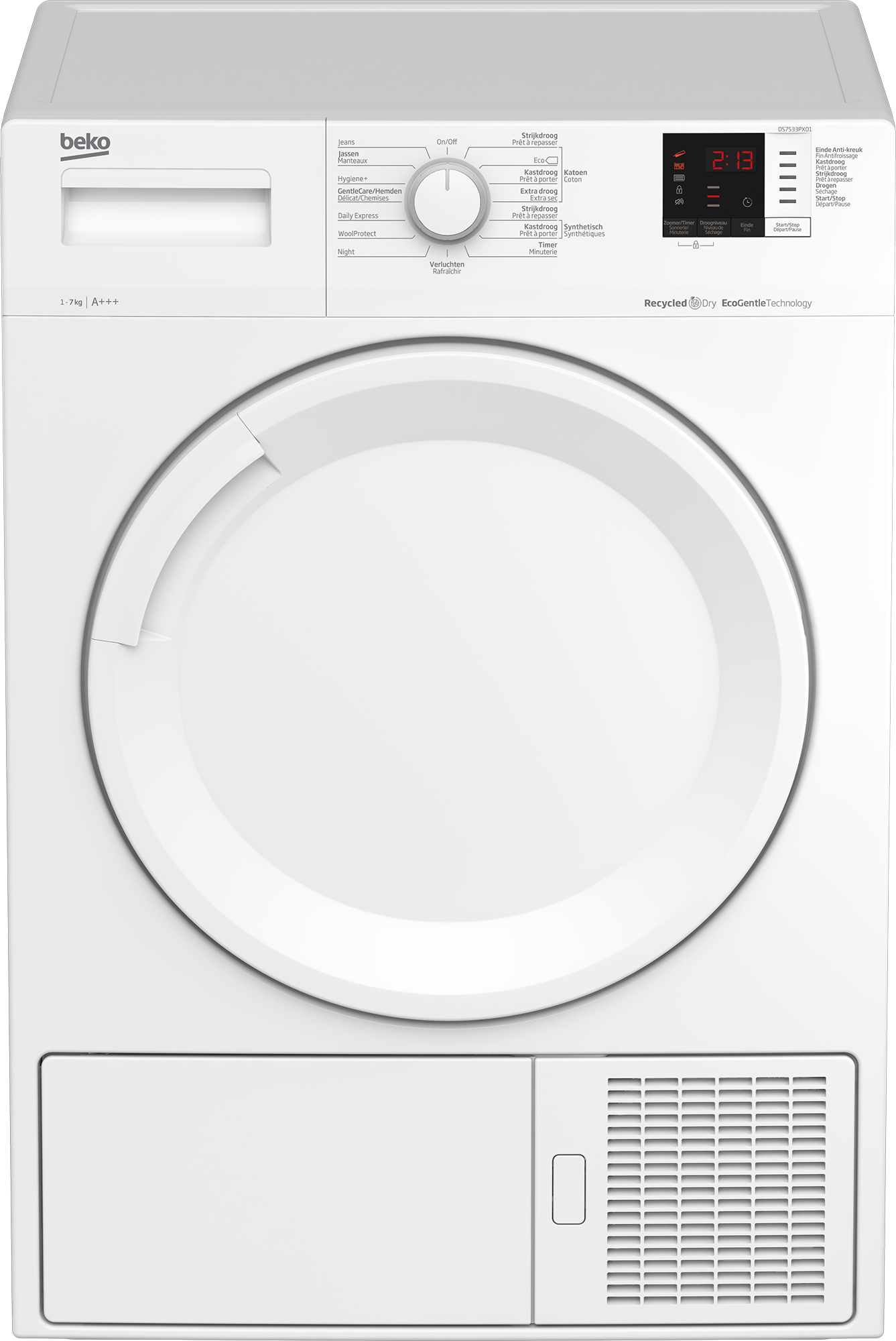Beko DS7533PX01 tumble dryer Freestanding Front-load