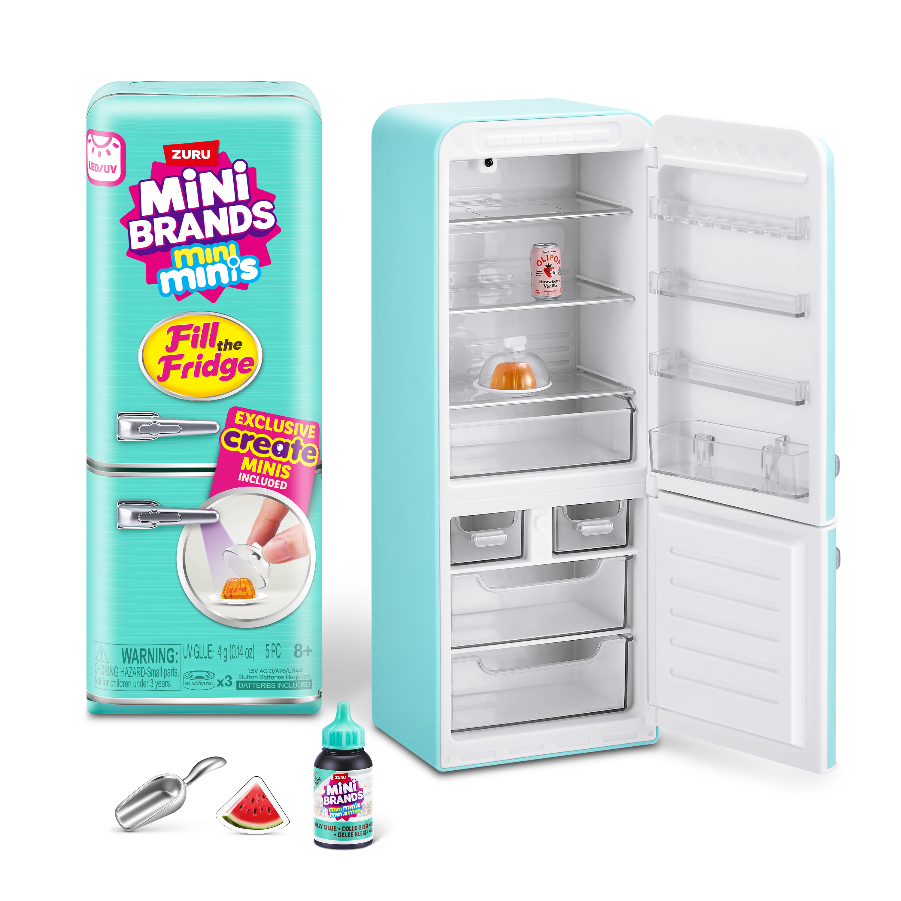 Mini Brands Fill The Fridge Playset