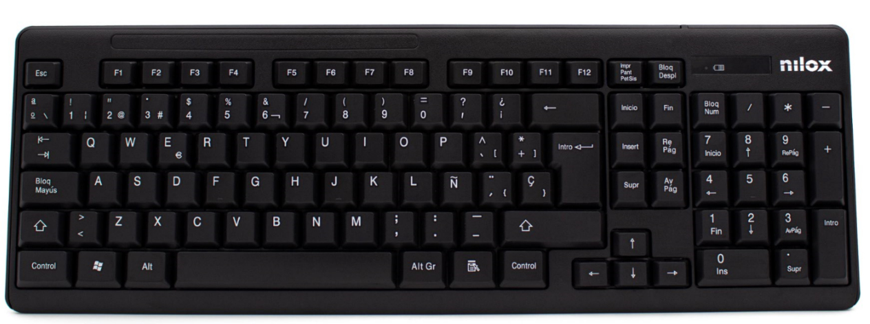 Nilox NXKMWE0001 keyboard Mouse included Universal RF Wireless QWERTY Spanish Black – image 4