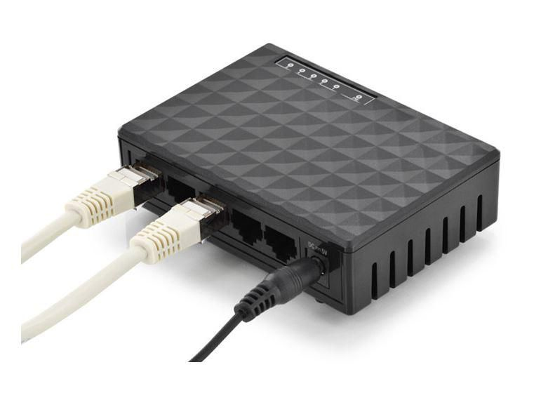Microconnect MC-DTSWITCH network switch Fast Ethernet (10/100) Black – image 3