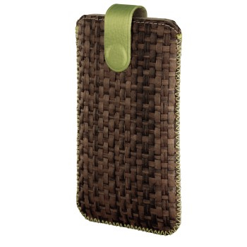 Hama Braid mobile phone case Sleeve case Brown