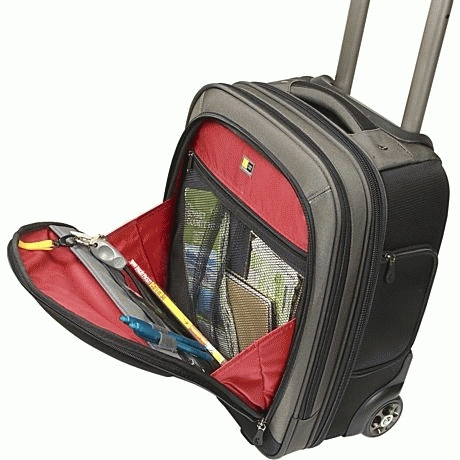 Case Logic 18" Week-end bag roller red – image 6