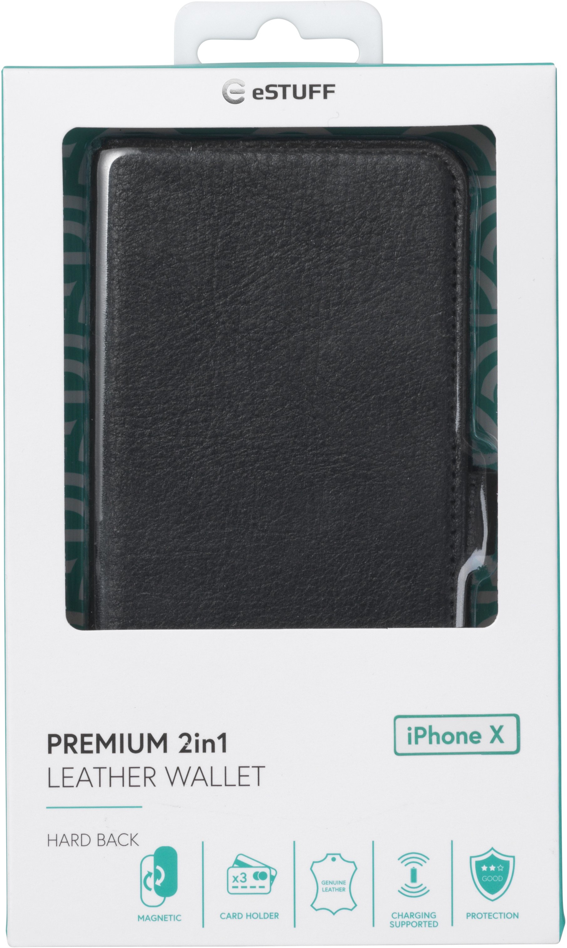 eSTUFF Iphone X Leather wallet – image 4