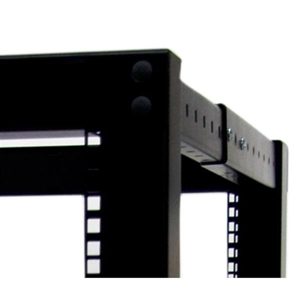 StarTech.com 12U Adjustable 4 Post Server Equipment Open Frame Rack Cabinet – image 2