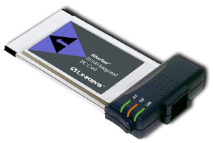 Linksys EtherFast® 10/100 Integrated PC Card