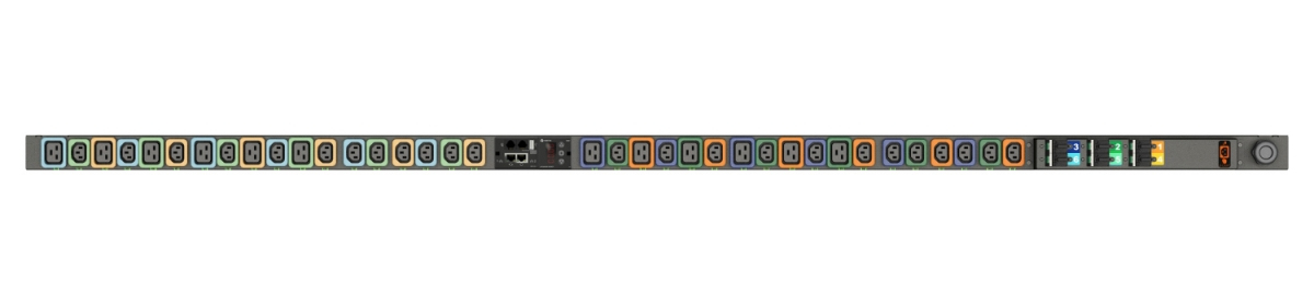 Vertiv Geist MNR3EGW2-36PNB3-3PS56B0A10-S-A power distribution unit (PDU) 36 AC outlet(s) 0U Black