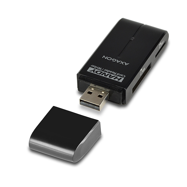 Axagon CRE-D4B card reader USB 2.0 Black – image 1