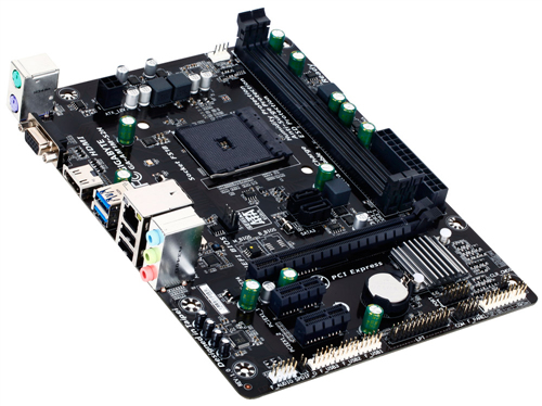 Tarjeta Madre Gigabyte - AM1- 2xDDR3 1600 - VGA/HDMI - 2xUSB3.0 - Micro ATX - GA-AM1M-S2H Tarjeta Madre Gigabyte - AM1- 2xDDR3 1600 - VGA/HDMI - 2xUSB3.0 - Micro ATX - GA-AM1M-S2H