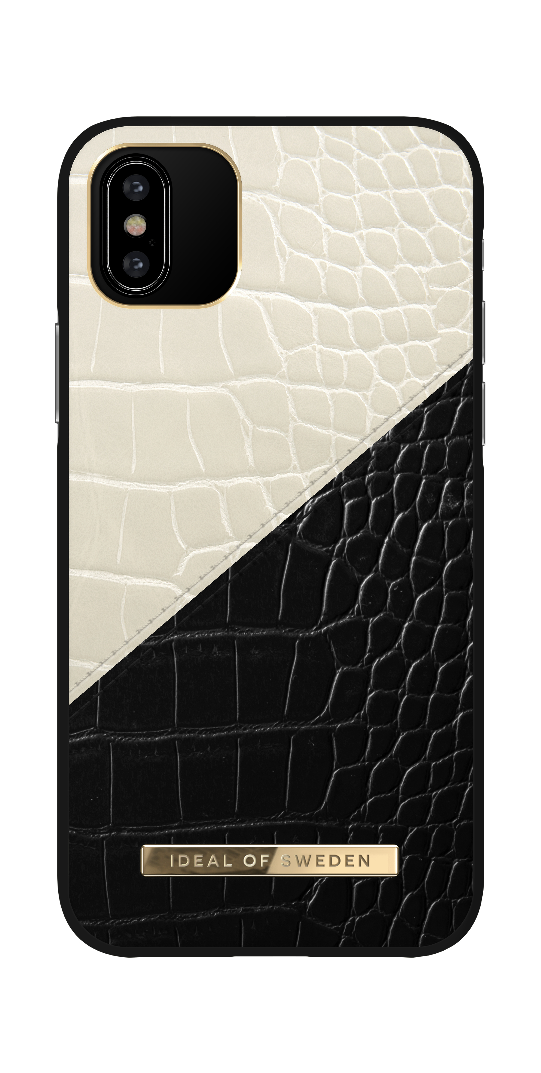 iDeal of Sweden Atelier Case iPhone 11P/XS/X Cream Black Croco – image 2