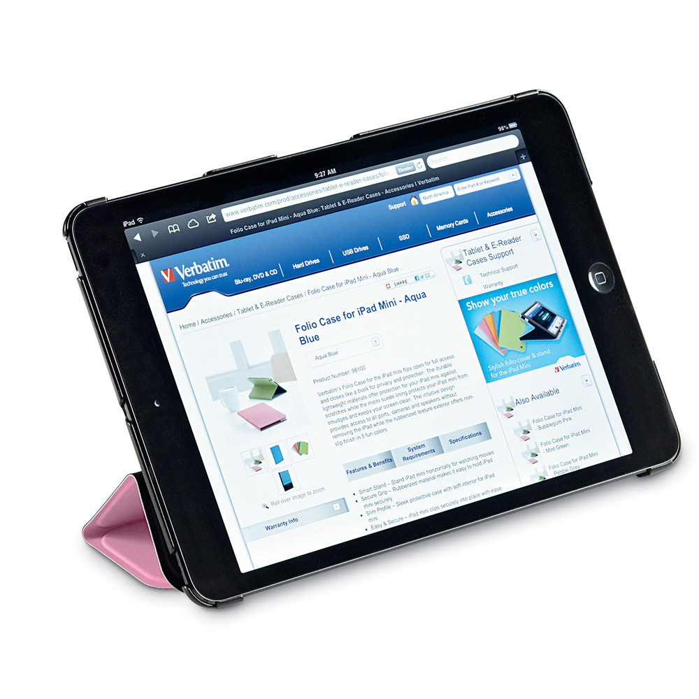 Verbatim 98371 tablet case Folio Pink – image 3