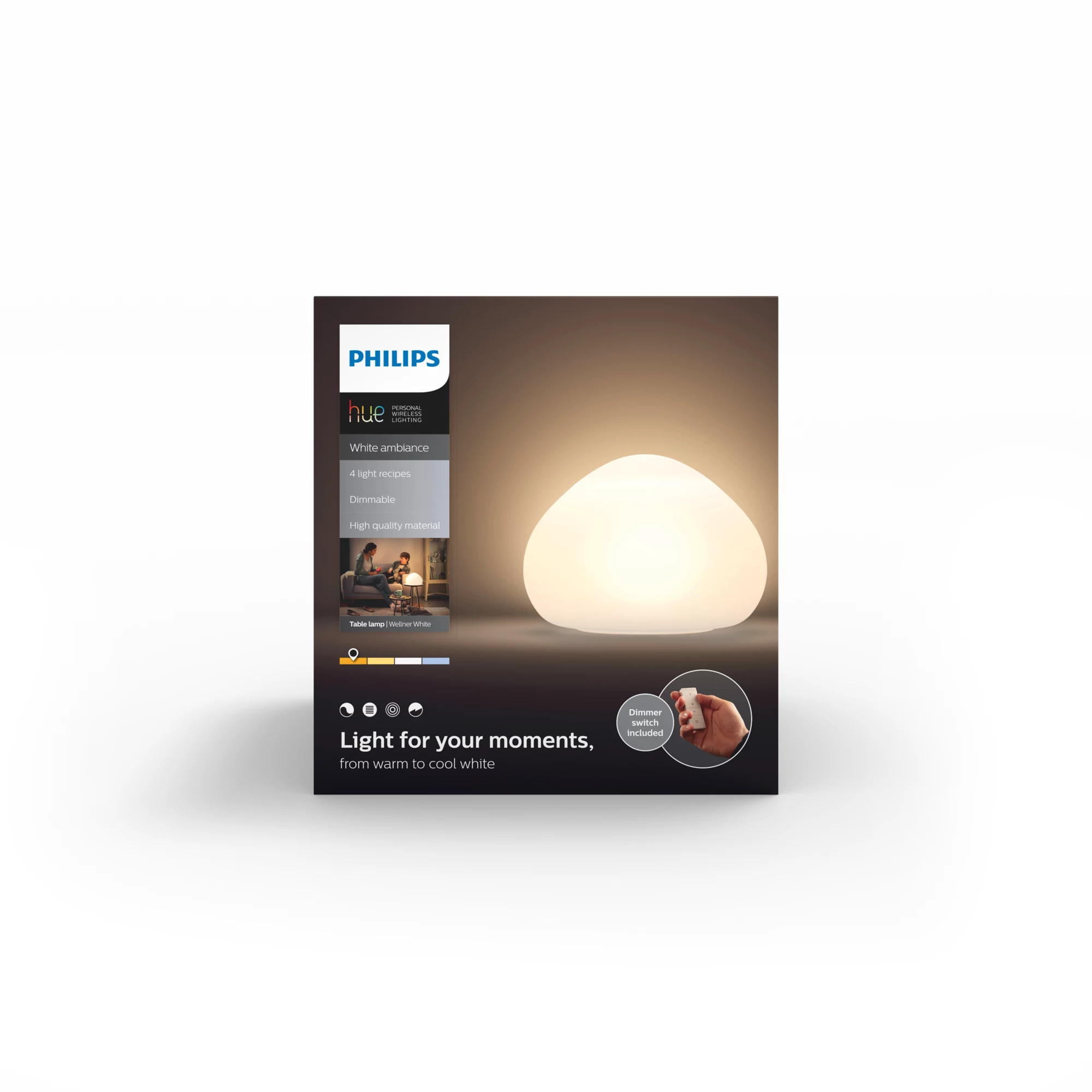 Philips by Signify Philips Hue White ambience Wellner table lamp – image 3