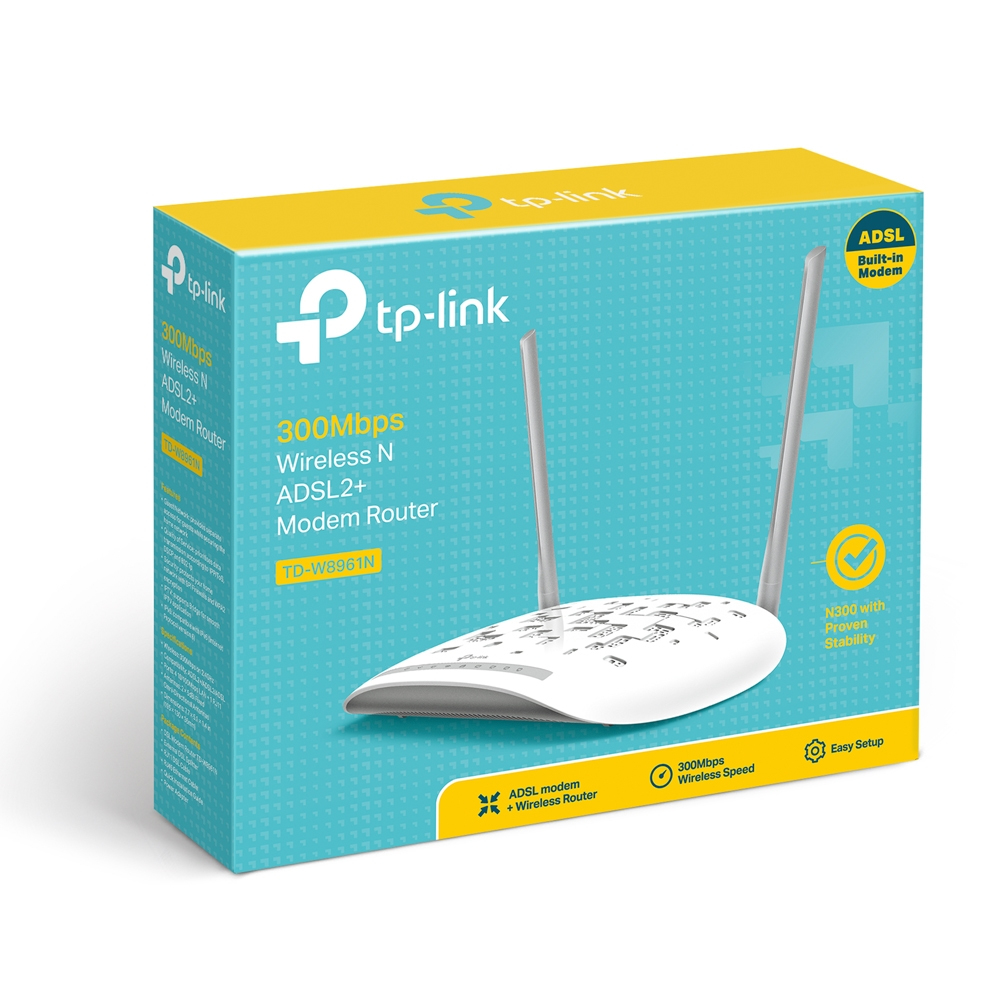 300MBPS WIRELESS N ADSL2+ MODEM ROUTER MEDIATEK 802.11B/G/N 300MBPSAT 2.4GHZ - Miniatura 4