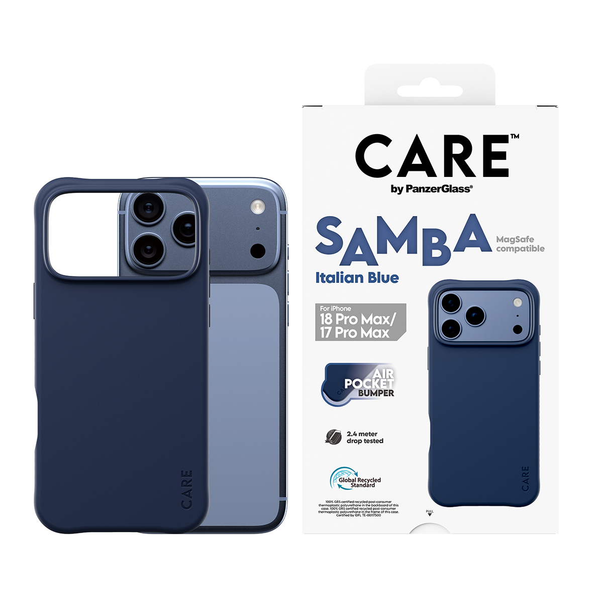 PanzerGlass CARE™ by PanzerGlass® Samba Case Italian Blue w. MagSafe iPhone 18 Pro Max | 17 Pro Max – image 2
