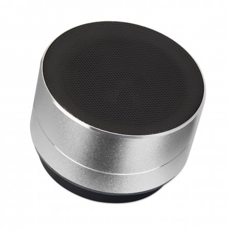 Manhattan Metallic Bluetooth Speaker, Splashproof, Range 10m, microSD card reader, Aux – image 3