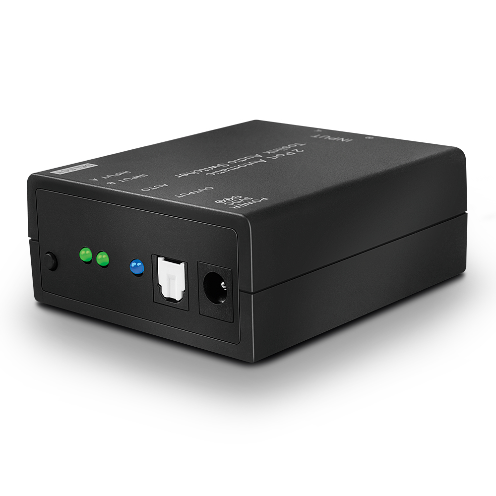 Lindy 2 Port Automatic Optical Audio Switch – image 2