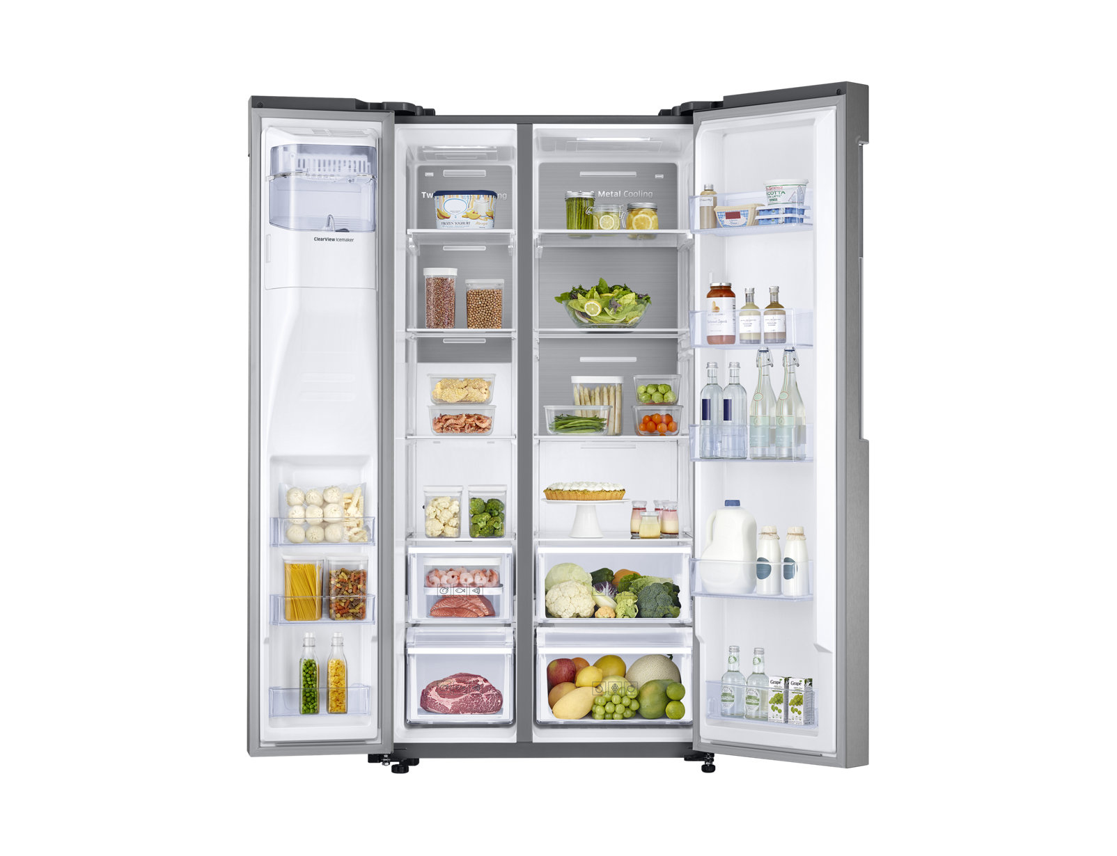 Samsung RS58K6537SL side-by-side refrigerator Freestanding – image 3