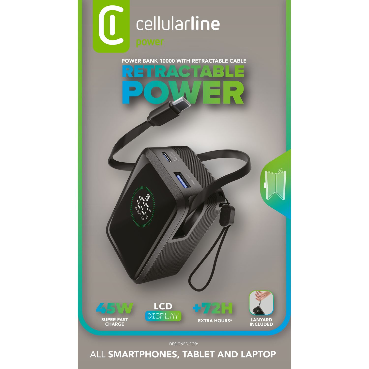 Cellularline Power Bank Roller 10000 – image 2