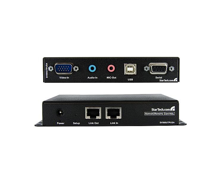 StarTech.com USB VGA KVM Console Extender w/ Serial & Audio Over Cat5 UTP - 1000 ft – image 2