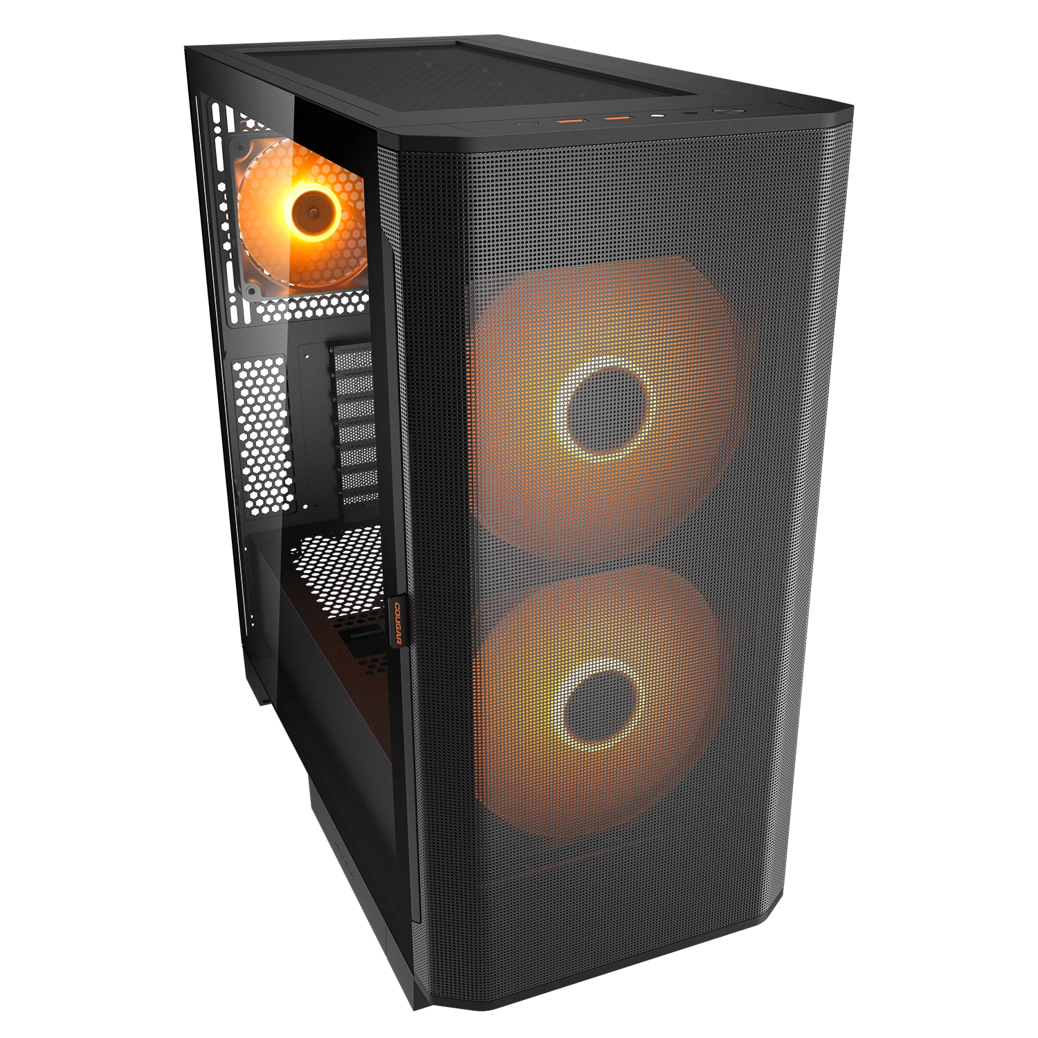 COUGAR Midi Tower Case, Airface FLO, ARGB, Black – image 3