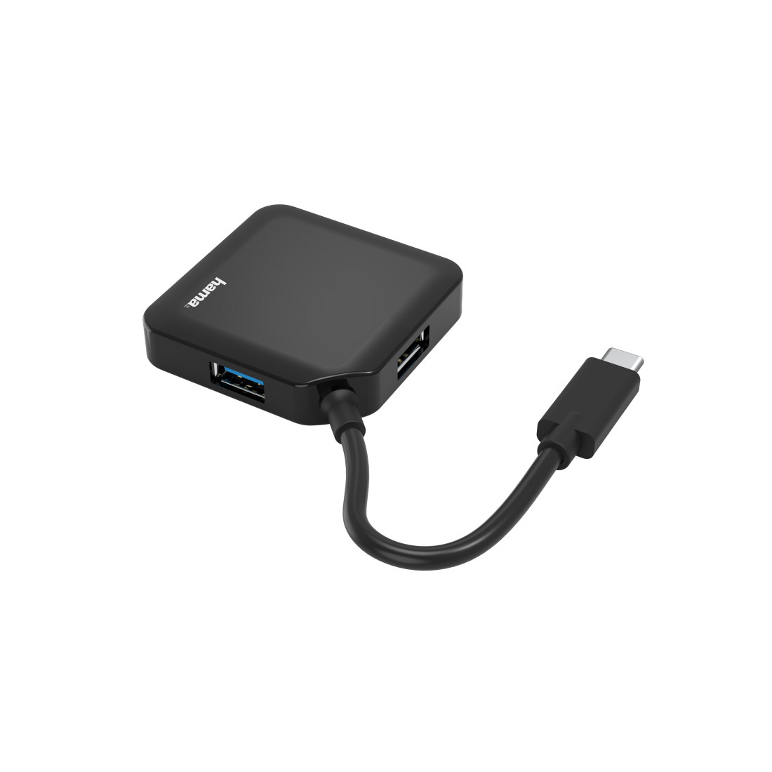 Hama 00200112 interface hub USB 3.2 Gen 1 (3.1 Gen 1) Type-C 5000 Mbit/s Black – image 2