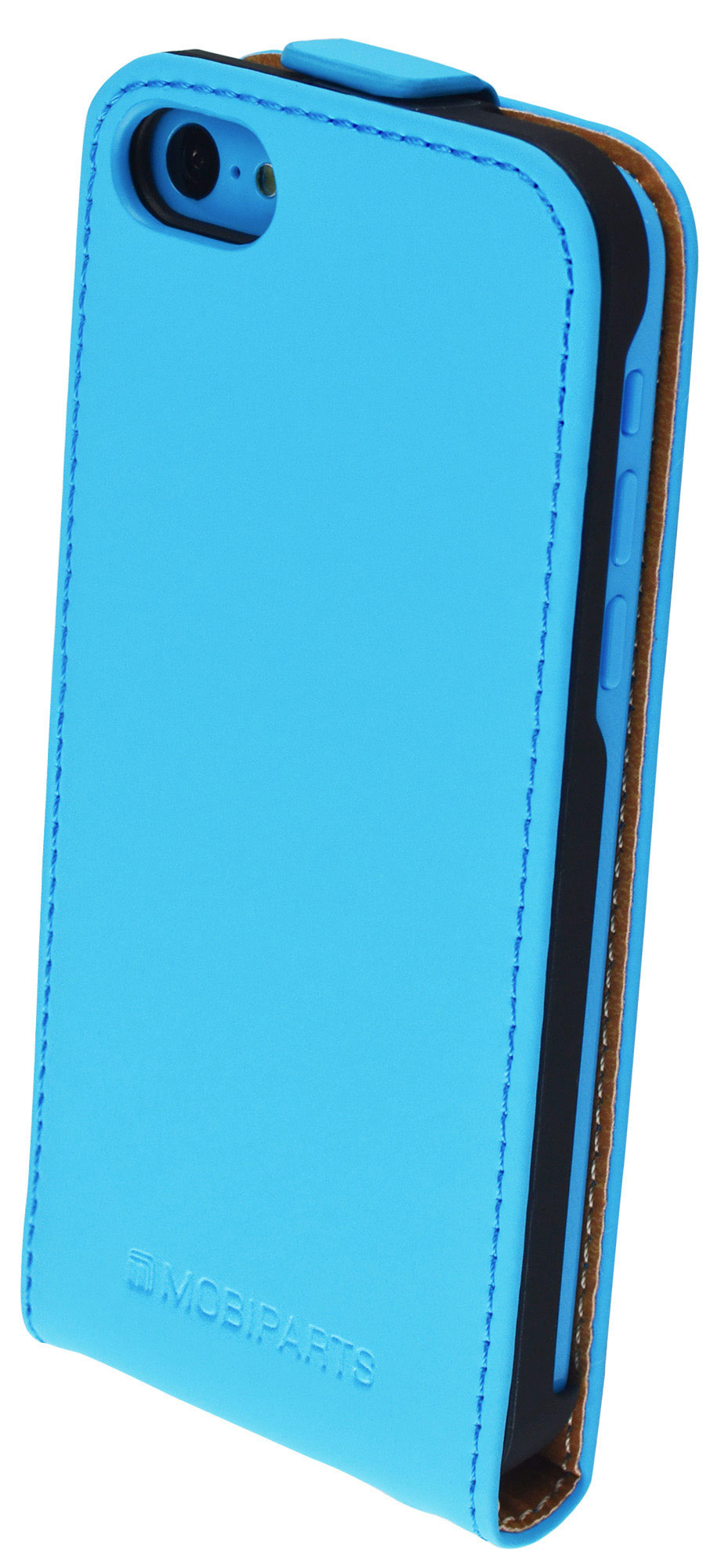 Mobiparts Premium Flip Case Apple iPhone 5C Light Blue – image 3