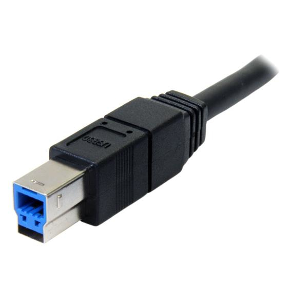 StarTech.com Cable USB 3.0 SuperSpeed Negro de 3 metros - A Macho a B Macho 2 StarTech.com Cable USB 3.0 SuperSpeed conector A Macho a B Macho