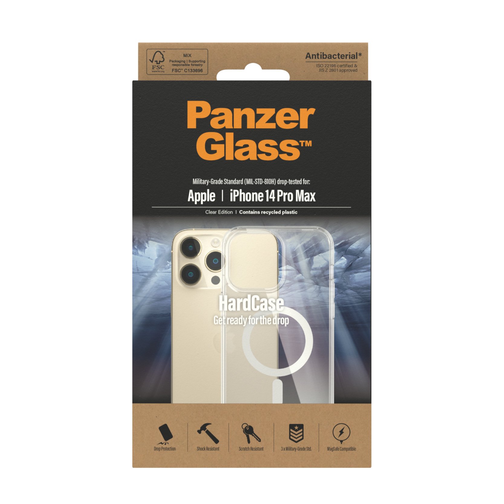 PanzerGlass® HardCase MagSafe Compatible iPhone 14 Pro Max | Clear – image 3
