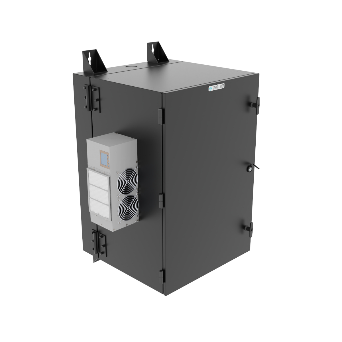 Vertiv GL36N12-24-B-AC10 rack cabinet 19U Wall mounted rack Black