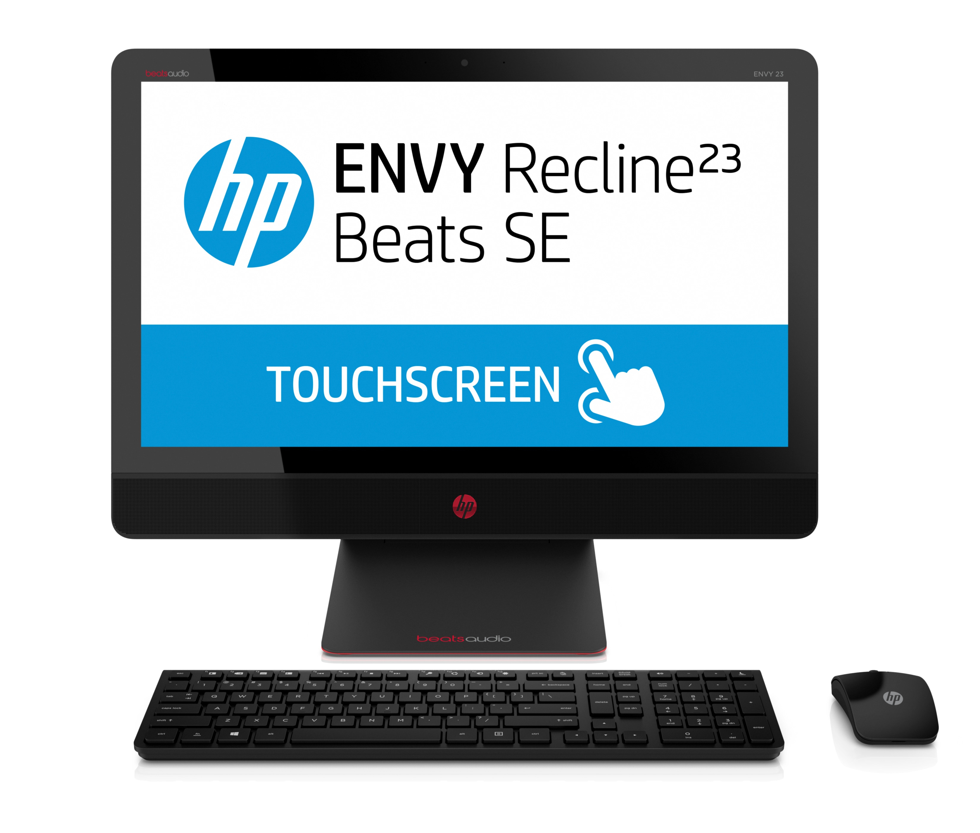 HP ENVY Recline 23-m120ea TouchSmart Beats Intel® Core™ i5 i5-4570T 58.4 cm (23") 1920 x 1080 pixels Touchscreen All-in-One PC 4 GB DDR3-SDRAM 1 TB HDD NVIDIA® GeForce® GT 730A Windows 8 Black, Red