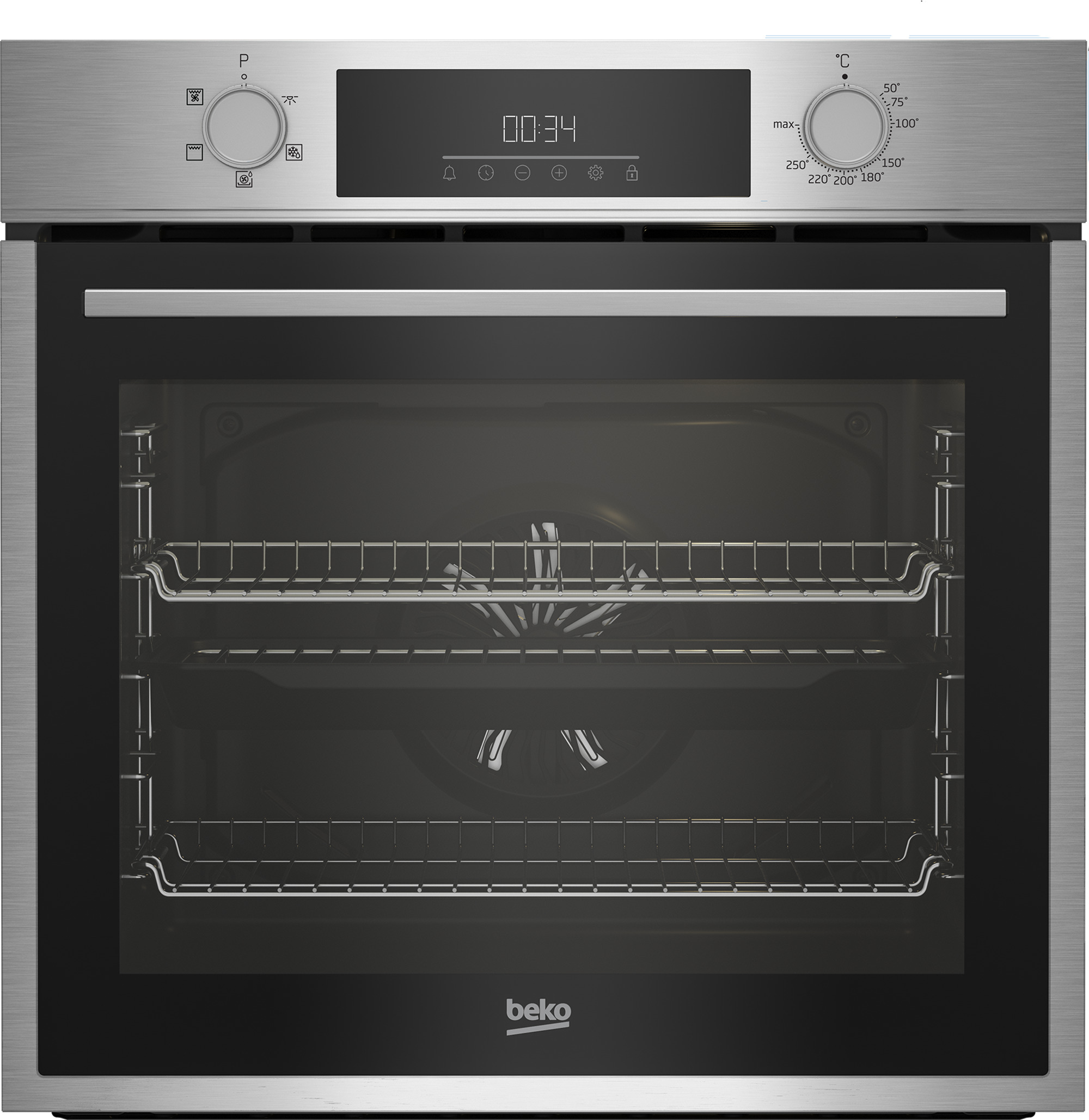 Beko BBIF16300X 60cm Built-In Single Fan Oven with AeroPerfectTM – image 1