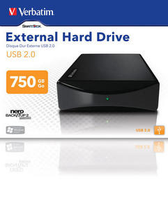 Verbatim 3.5'' External Hard Drive USB 2.0 750GB – image 6