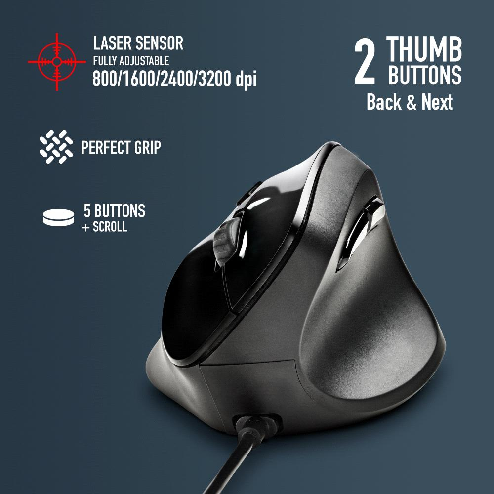NGS SAMSARA mouse Universal Right-hand USB Type-A Laser 3200 DPI – image 2
