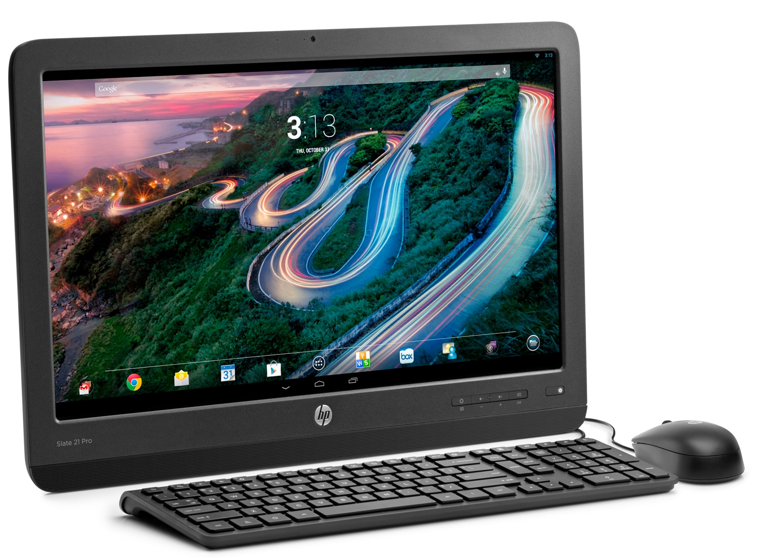 HP Slate 21 Pro NVIDIA Tegra T40S 54.6 cm (21.5″) 1920 x 1080 pixels Touchscreen All-in-One PC 2 GB DDR3-SDRAM 16 GB Flash Black image 3
