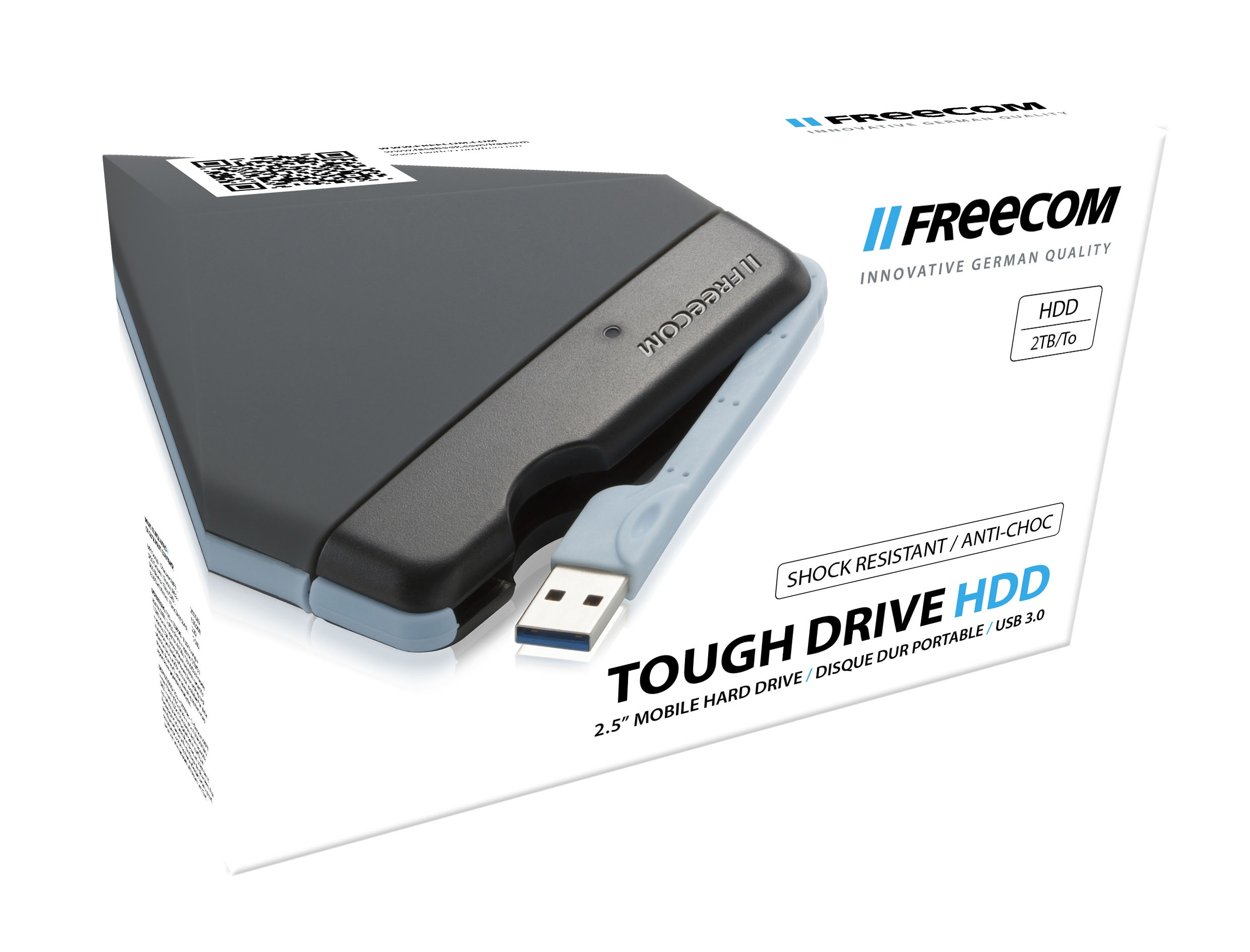 Freecom Tough Drive external hard drive 2 TB 5400 RPM 2.5″ USB Type-A 3.2 Gen 1 (3.1 Gen 1) Grey image 4