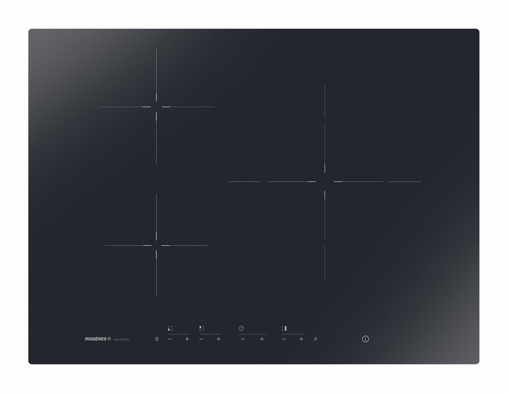 Rosieres RID7342BC hob Black Built-in Zone induction hob 3 zone(s)