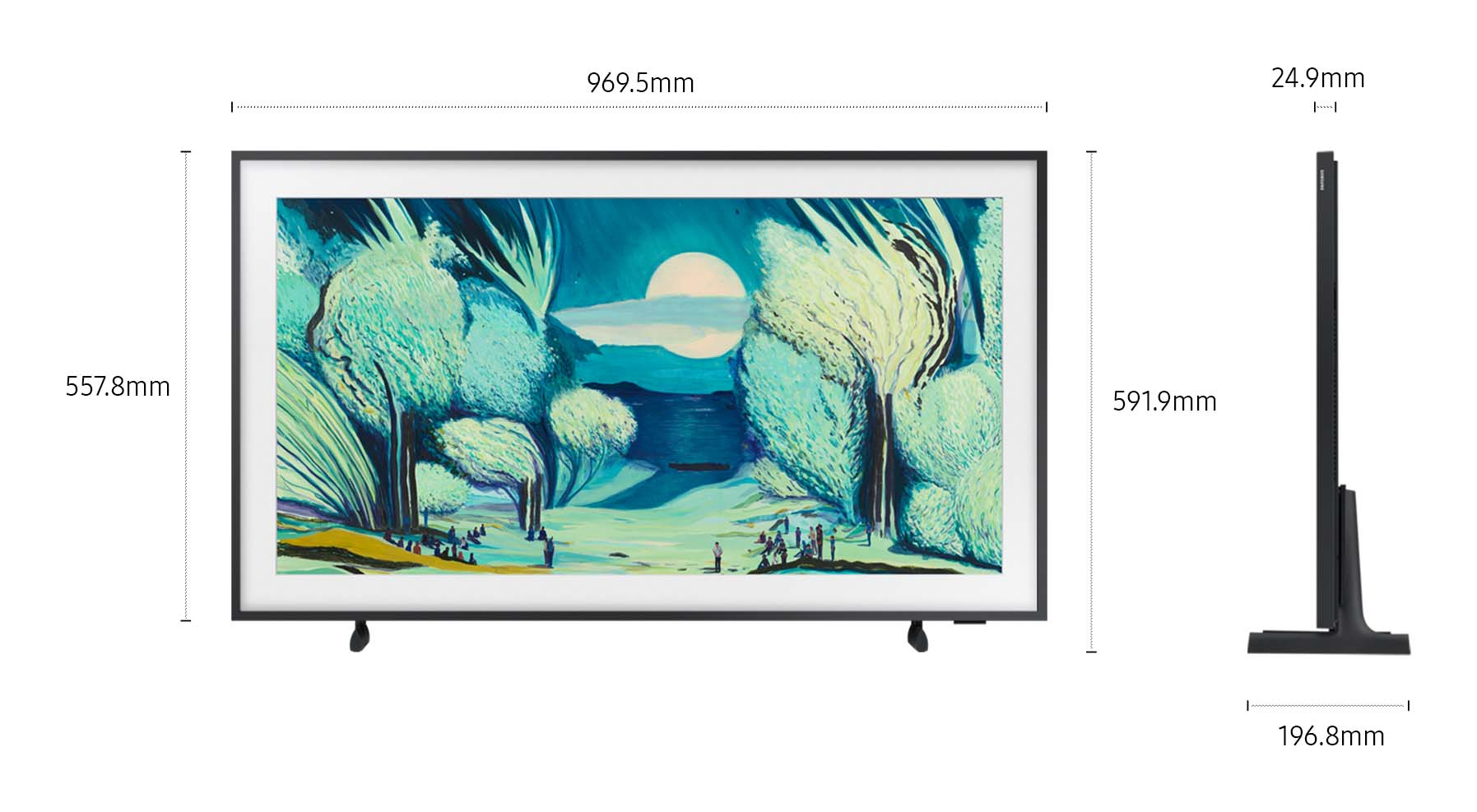 Samsung The Frame Smart TV 43 4K QLED QE43LS03FAUXZT 2025 con Art Mode — photo 4