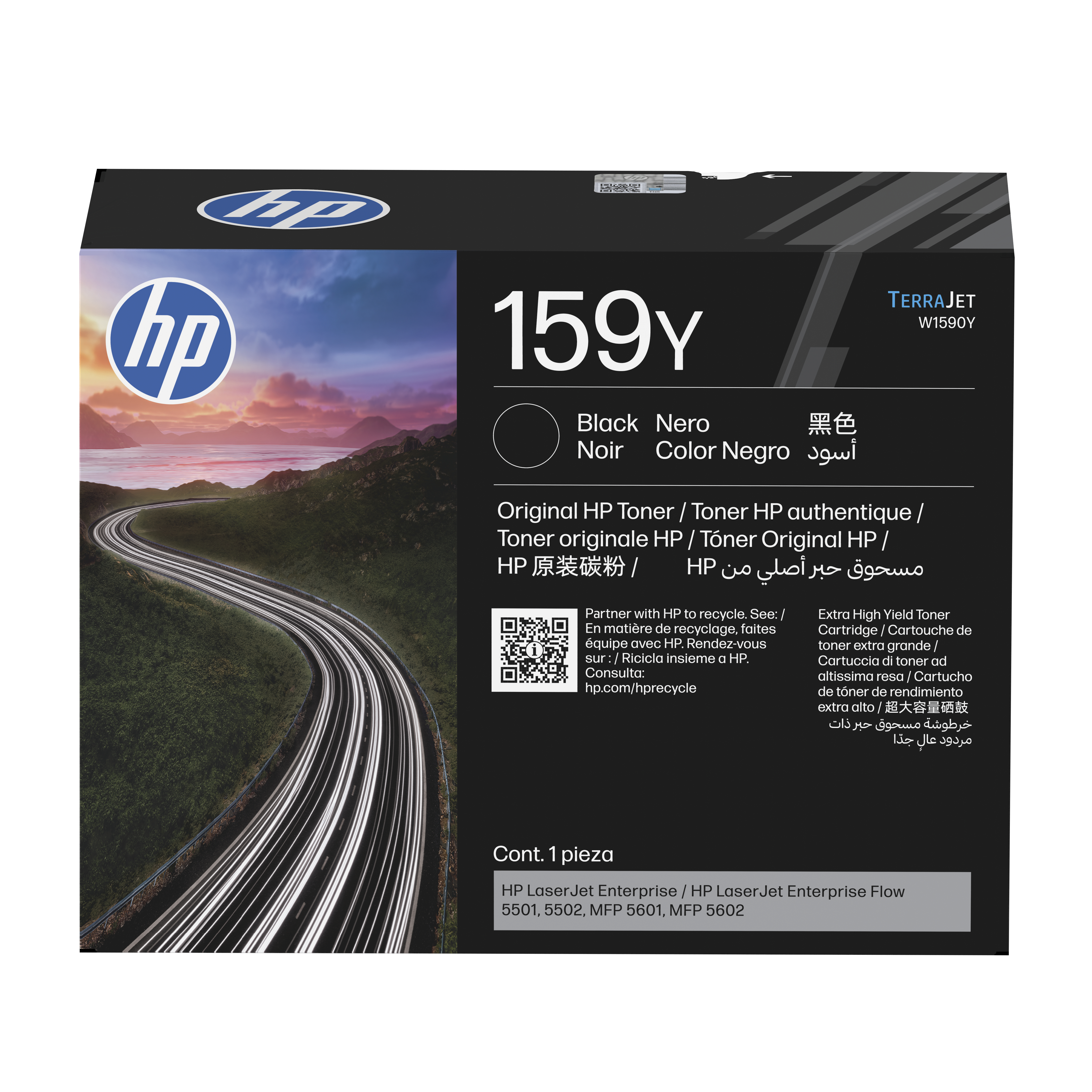 HP Cartuccia toner originale nero LaserJet 159Y, 26000 …