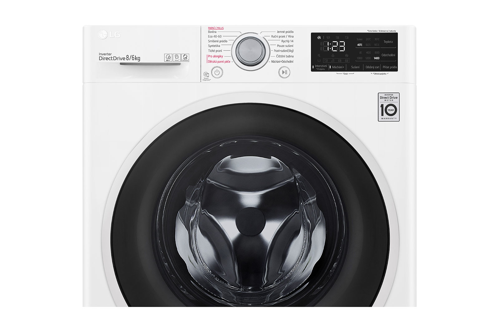 LG F4DV3108S0W washer dryer Freestanding Front-load White – image 6