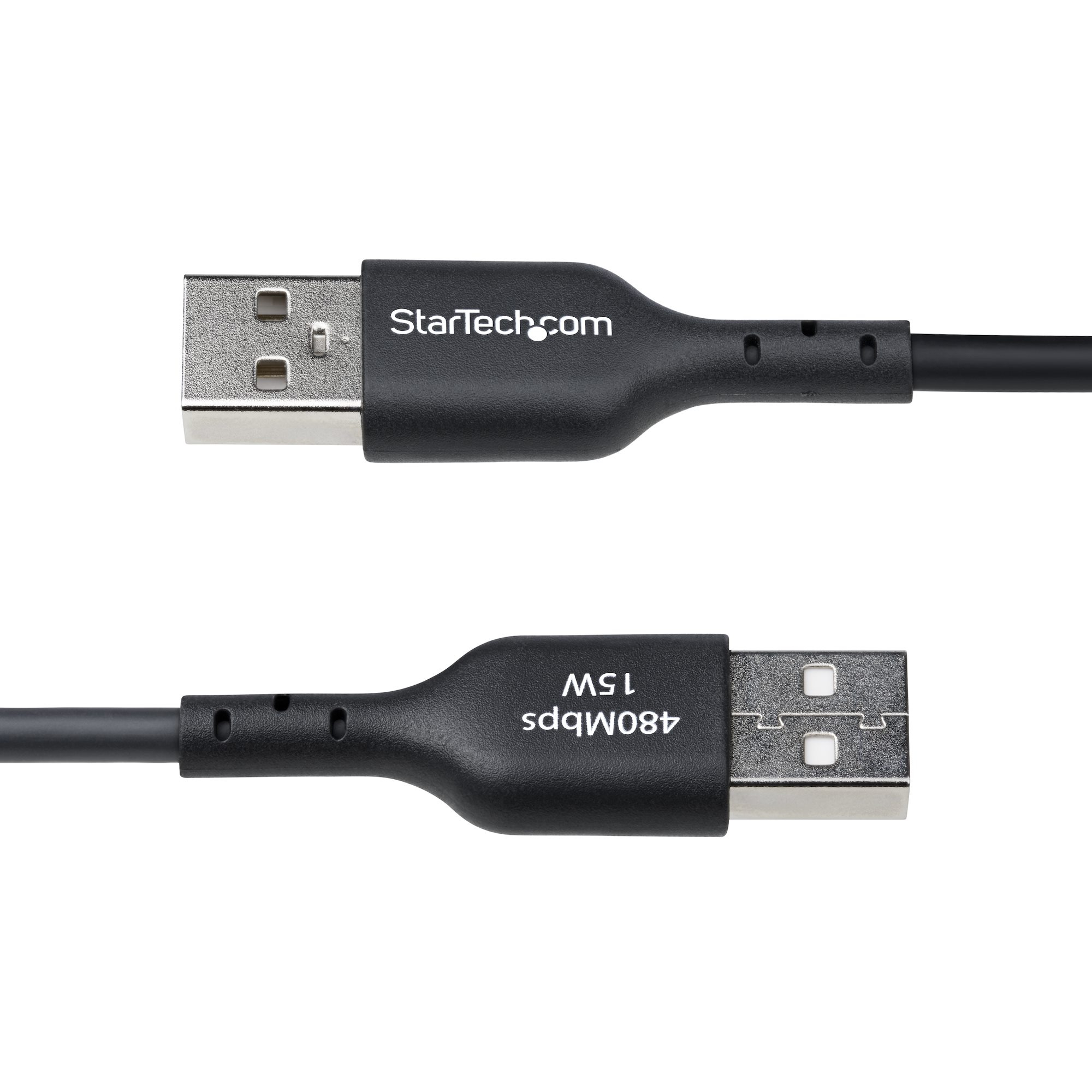 Resim StarTech.com USB2AC30CMBK USB 2.0 A - C Kablo, 0.3m, Siyah