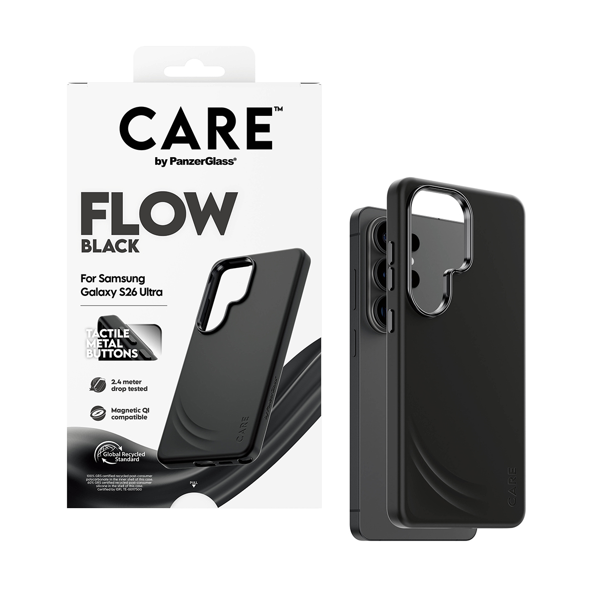 PanzerGlass CARE™ by PanzerGlass® Flow Case Black w. Qi Samsung Galaxy S26 Ultra – image 5