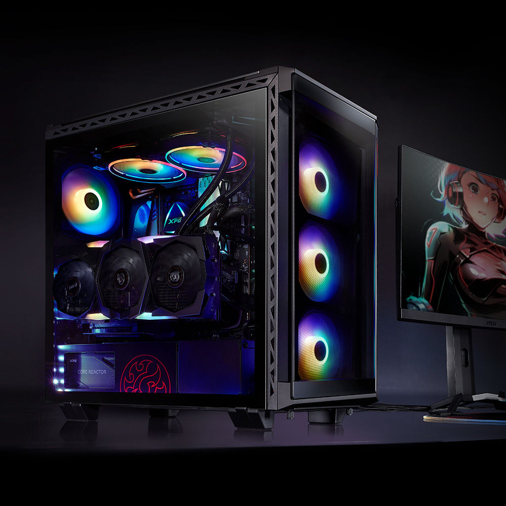 XPG BATTLECRUSIER Midi Tower Black – image 5