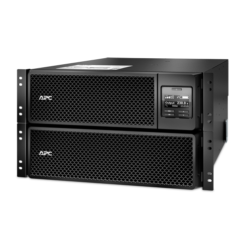 APC Smart-UPS On-Line strömskydd (UPS) Dubbelkonvertering (Online) 8 kVA 8000 W 10 AC-utgångar