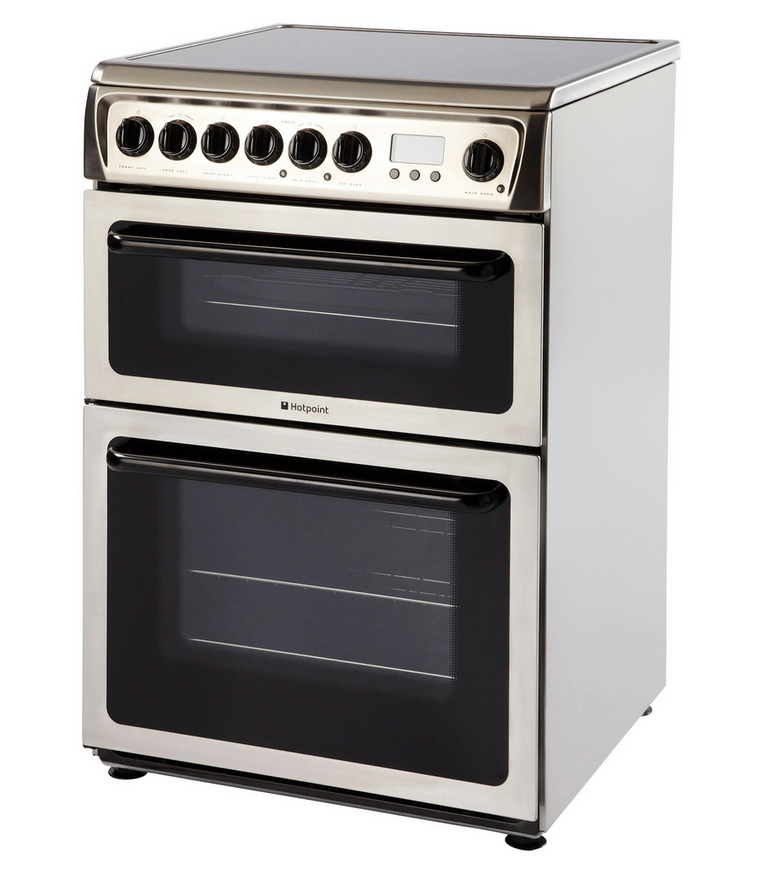 Hotpoint HAE60XS cooker Freestanding cooker Electric Ceramic hob Stainless steel – image 5