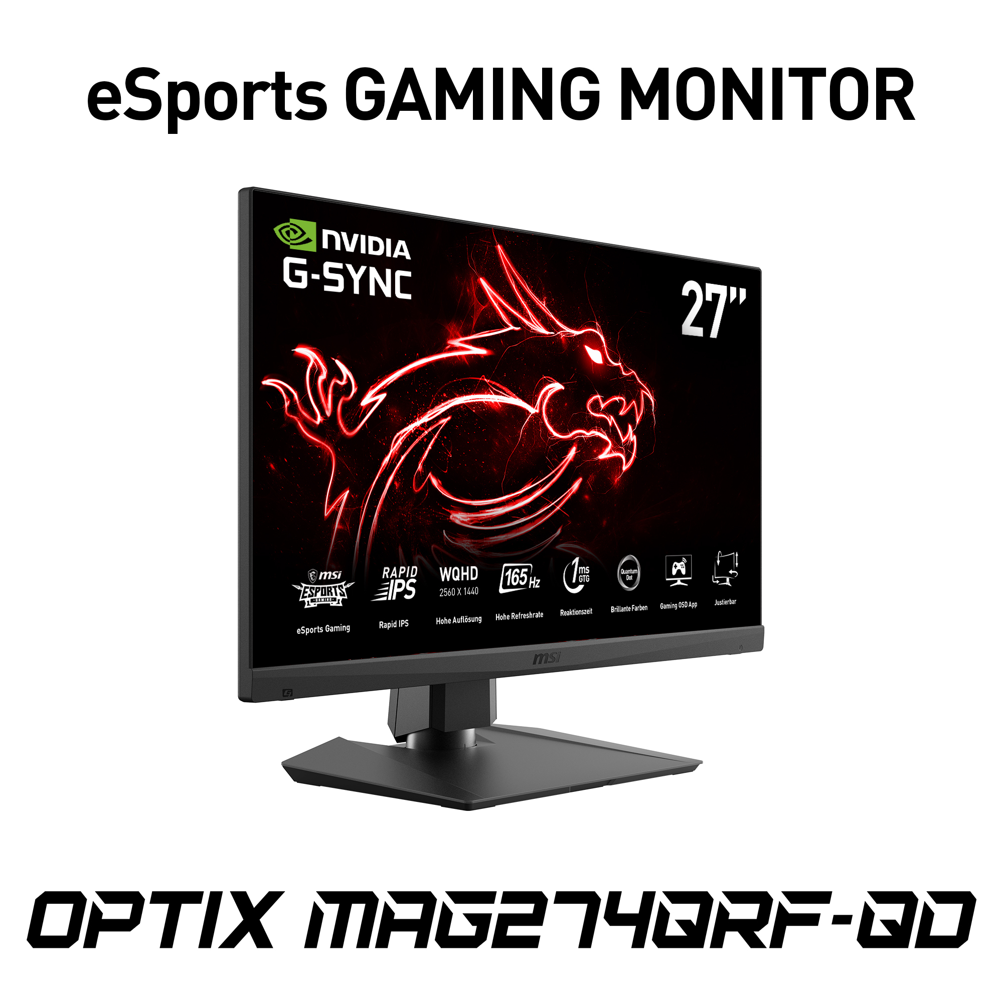 MSI Optix MAG274QRFDE-QD computer monitor – image 4