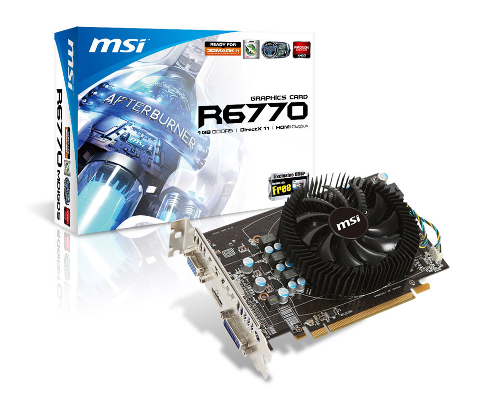 MSI 912-V214-048 graphics card AMD Radeon HD6770