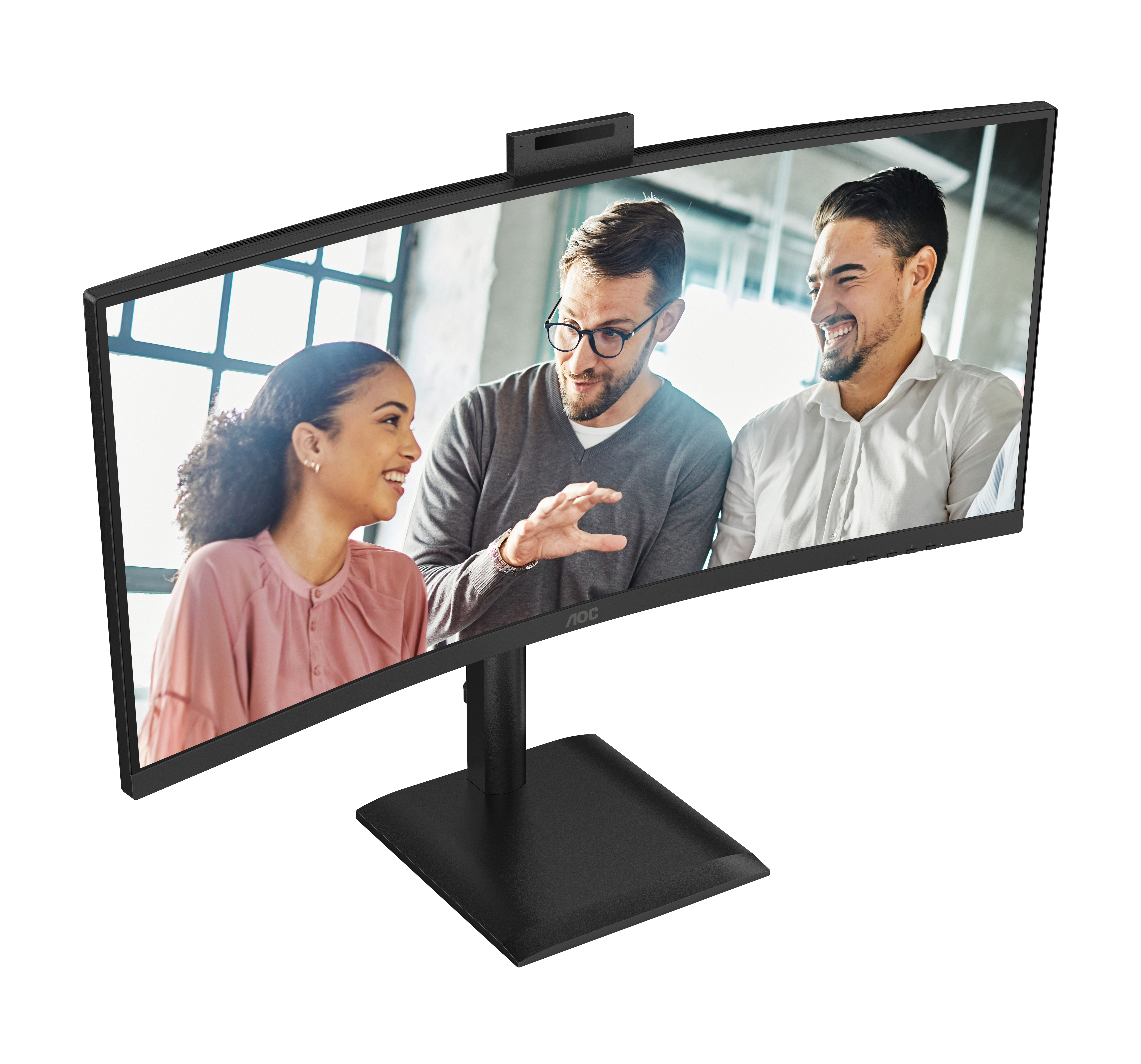 AOC E4 CU34E4CW PC lamekuvar 86,4 cm (34″) 3440 x 1440 pikslit UltraWide Quad HD LED Must