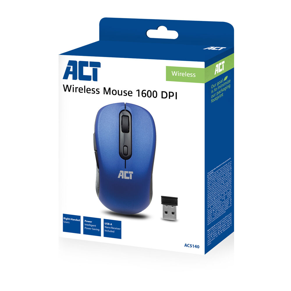 ACT Wireless Mouse 1600 DPI – image 7