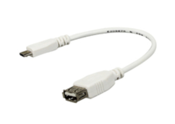 Acer USB/microUSB USB kabelis USB 2.0 0,2 m Micro-USB A USB A Balta