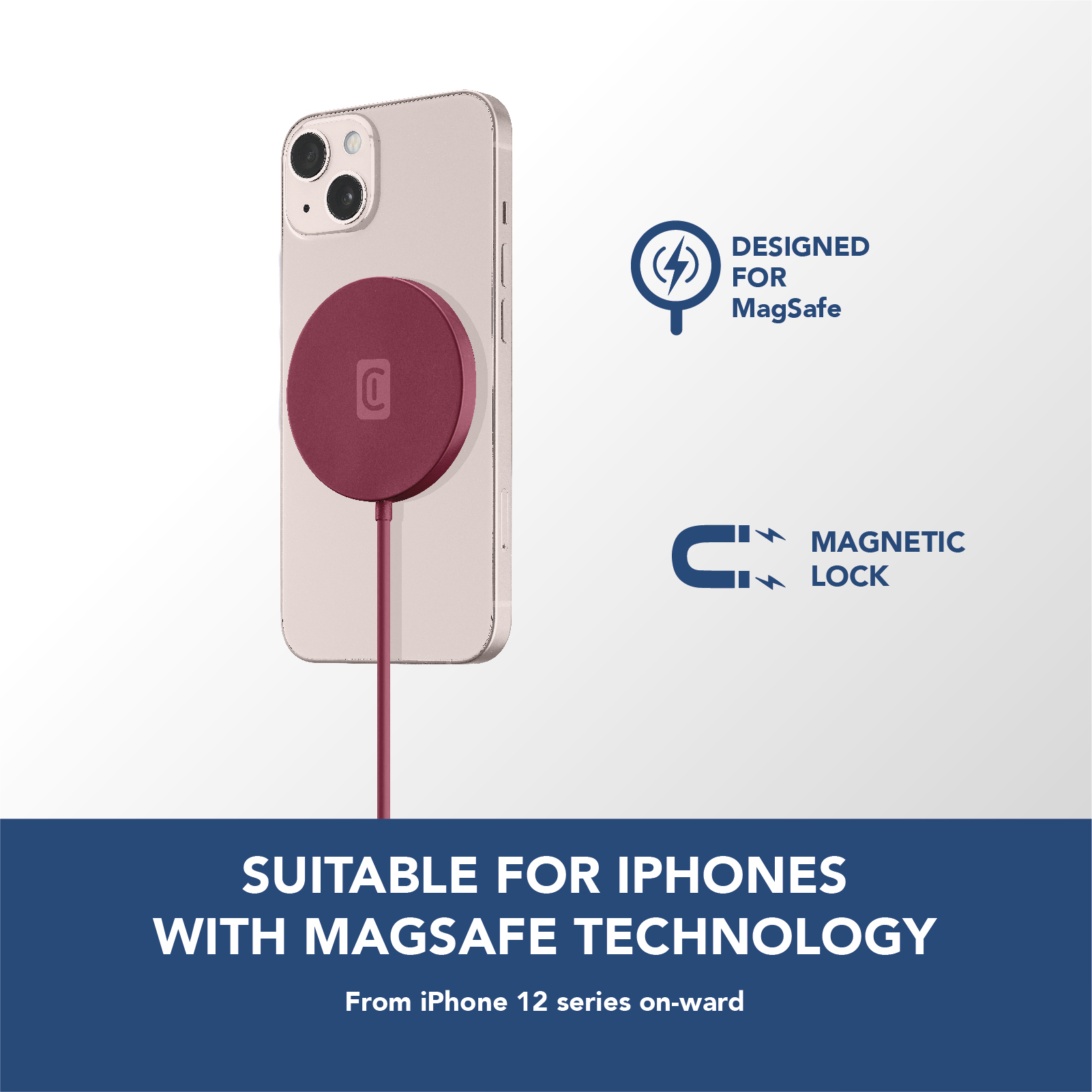 Cellularline Mag - Wireless Charger Red – image 3